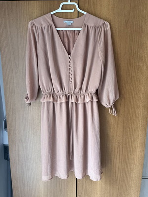 H&M Pink Midi Dress XS like new