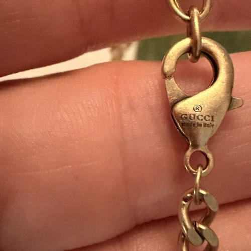 Gucci Interlocking G Gold-Tone Chain Necklace new with box