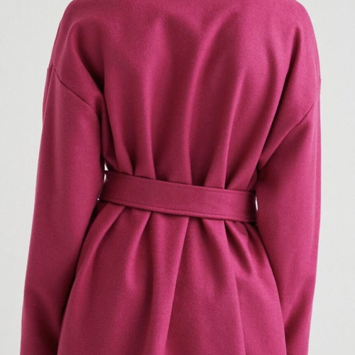 Desigual wool coat 80% new, size L/M, pink