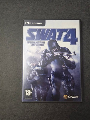 Swat 4 PC game 2005 used, English version, 2 CDs with manual