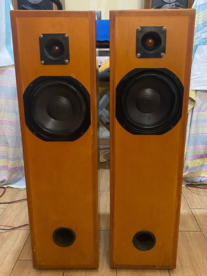Vintage floor speakers upgraded with Nokia Germany woofers and Foster Japan tweeters used