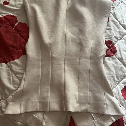 Zara white vest