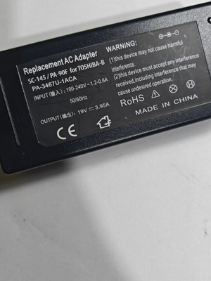 Notebook charger for Toshiba and Asus 90 watt like new