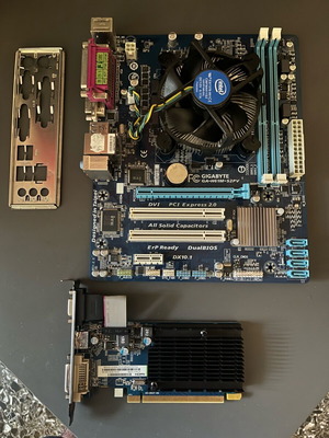 Σετ Gigabyte H61M-S2PV με i3-3220, 8GB RAM, 1GB GPU μεταχειρισμένο