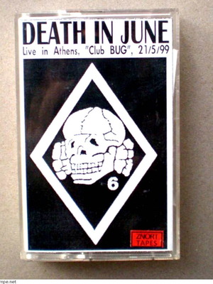 DEATH IN JUNE - Σπάνια κασέτα Live (Bug Club)