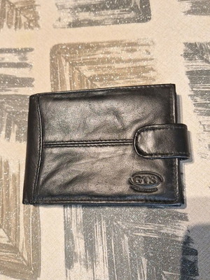 Men's wallet new black, slim and fashionable