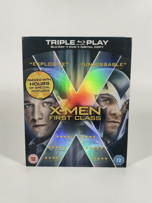 X-Men First Class Blu-ray και DVD σαν καινούργιο με αγγλικούς υπότιτλους