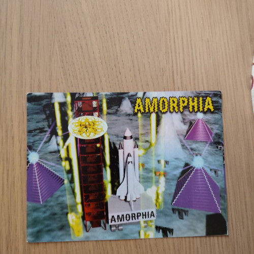 Vintage Rave Flyer '90s Amorphia Club Battery 1996 like new