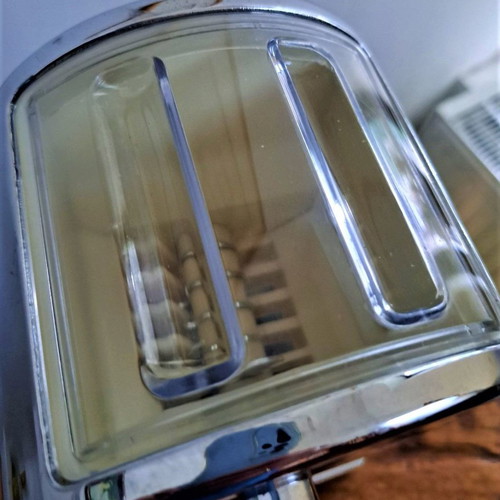 Manual ice crusher with stainless steel blades new