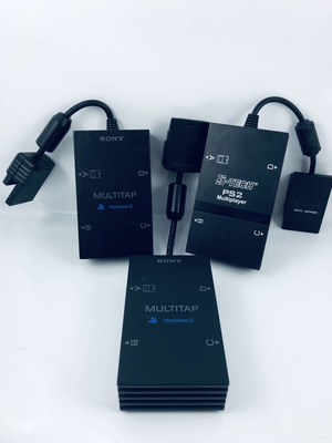 Sony PlayStation 2 PS2 Multitap set of 3 for repair or parts
