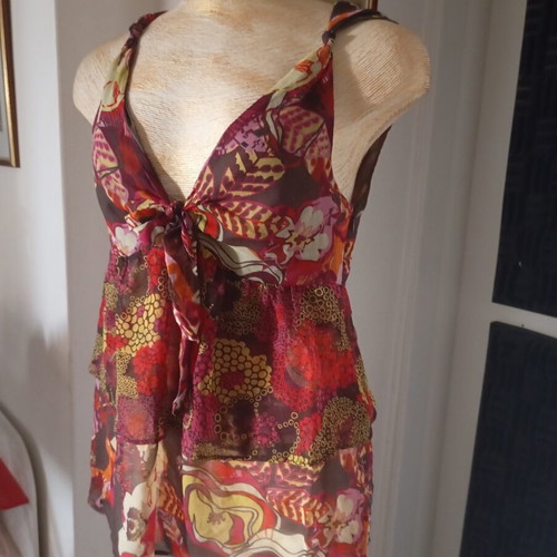 Max & Co silk blouse women's size S like new