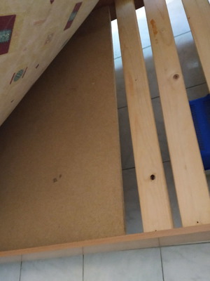 Bed 110x200 like new, 4 available, student style