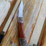 Lockback knife with Michael logo used