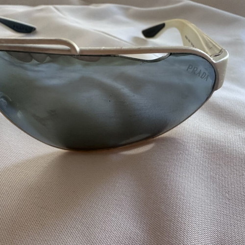 Prada sunglasses used, beige color