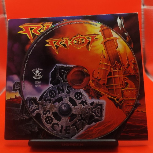 Riot Sons Of Society Remastered Reissue CD, Heavy Metal
