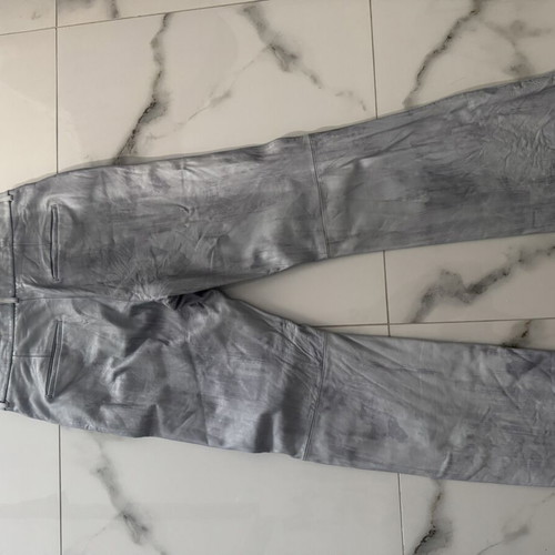 Acne Studios leather pants, grey, size M / 38 / 10