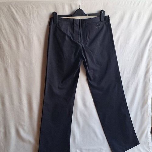 LAK Vintage 2002 Large Black High-Waisted Cotton Pants Straight Leg
