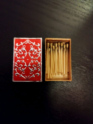 Vintage matchbox used, made in Italy, collectible