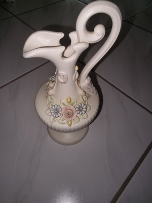 Capodimonte V. Bassano χειροποίητη διακοσμητική κανάτα σαν καινούργιο