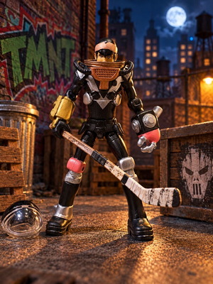 Playmates Toys Casey Jones Dimension X action figure with helmet