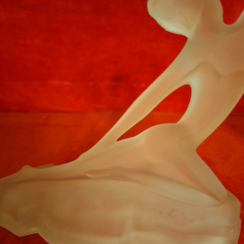 Nude Clear Crystal Girl Like New, Pure White Crystal from France