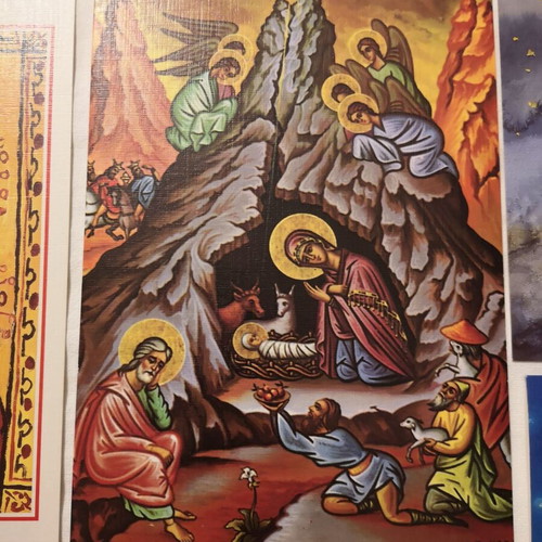 Christmas cards new, pack of 10 large and 5 small