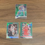 Panini NBA Jonas Valanciunas Green Prizm σετ 3 καρτών σαν καινούργιο