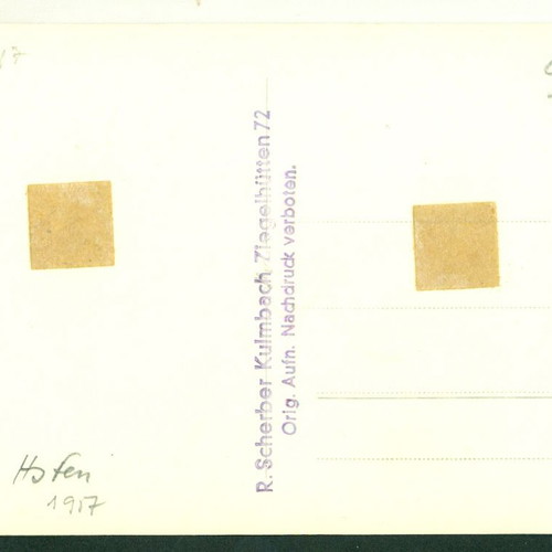 Photographic postcards Thasos-View used, 1957, with photographer logo