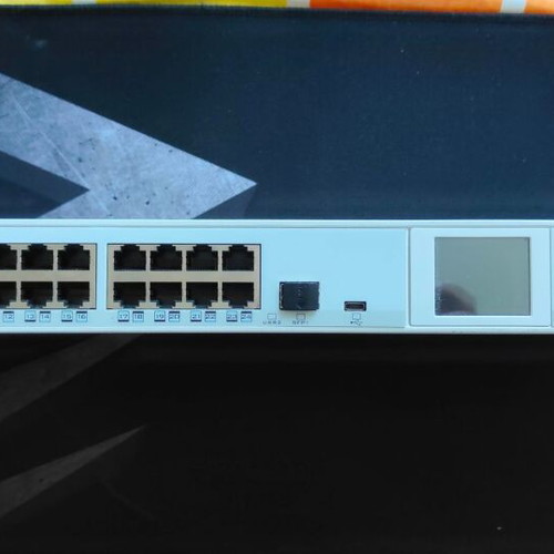 MikroTik CRS125-24G-1S-IN Managed L3 Switch used with 24 Gigabit Ethernet ports and 1 SFP port
