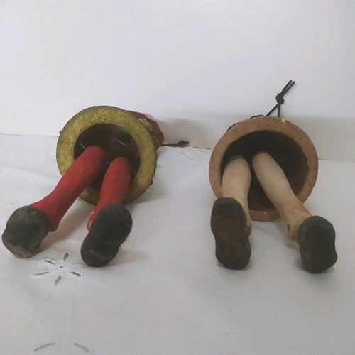 Ceramic handmade marionettes like new, pack of 2