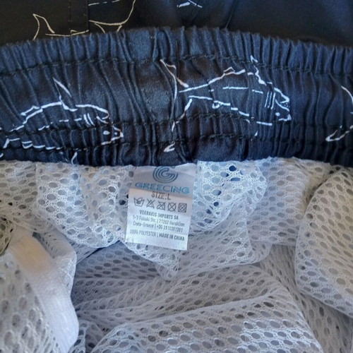 Men's swim shorts Bermuda size L black like new