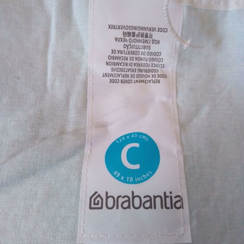 Brabantia ironing board cover like new 135x57 cm