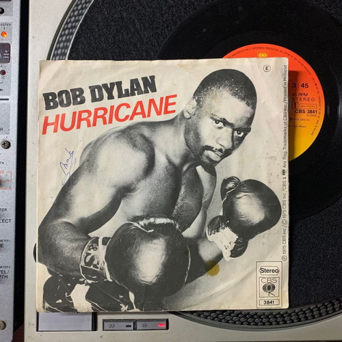 Bob Dylan Hurricane βινύλιο 7", 45 RPM μεταχειρισμένο, rock