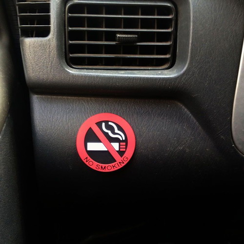 No Smoking Car Sticker new, adhesive for vehicle