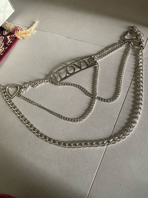 Vintage steel belt like new, silver