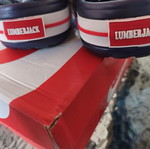 Lumberjack clogs new, lightweight, comfortable, anti-slip, size 44/45, white and blue