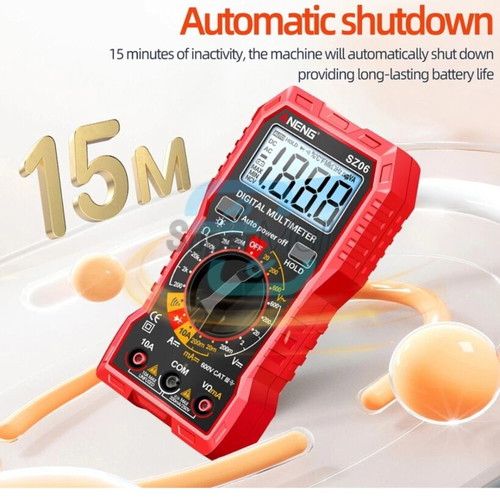 ANENG SZ06 Digital Multimeter 2000 Measurements AC/DC Voltmeter Ammeter LCD new