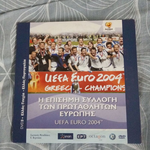 Euro 2004 DVD used, collectible with national team matches