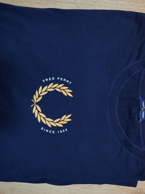 Fred Perry T-shirt XXL μπλε σαν καινούργιο