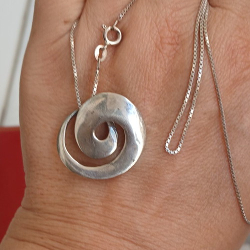 925 silver necklace with 50 cm chain