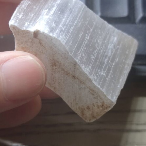 Selenite new, beautiful specimen for collection or decoration
