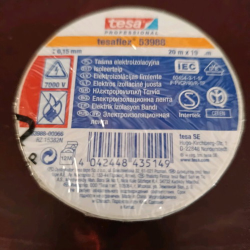 Tesa professional electrical insulation tape 20 meters new