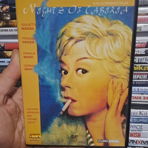 Nights of Cabiria DVD used, social genre, subtitles
