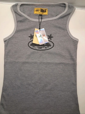 Corteiz tank top, size large, grey