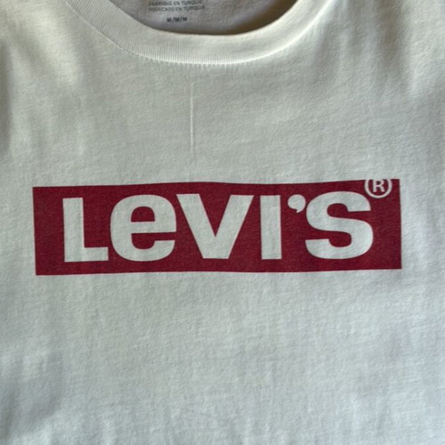 Levi's T-shirt, white, size M