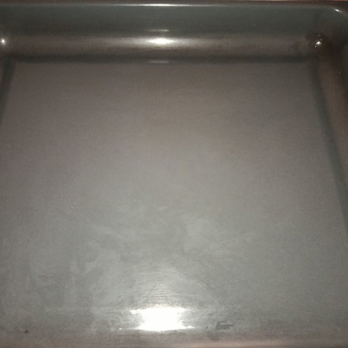Oven tray 46x36 cm used, depth 5 cm