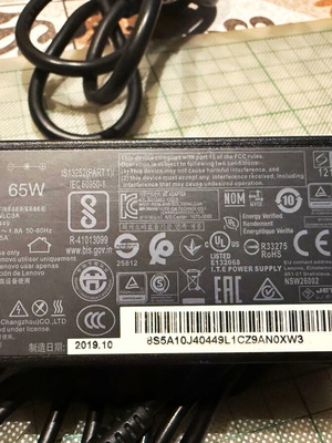 Φορτιστής laptop Lenovo 65W, original ADLX65NLC3A AC adapter