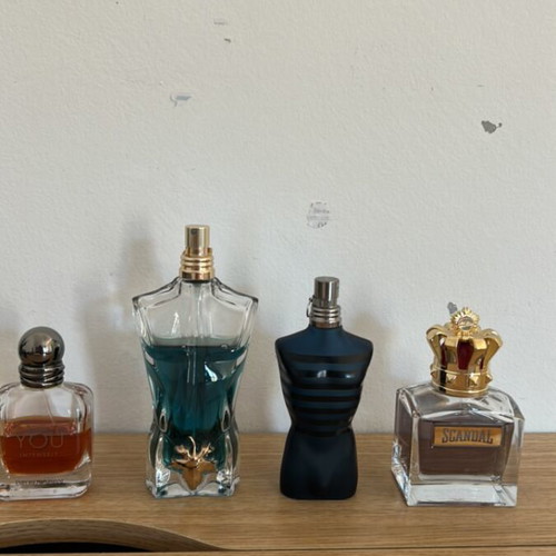 Stronger With You Intensely, JPG Le Beau, Ultra Male, Scandal colognes used