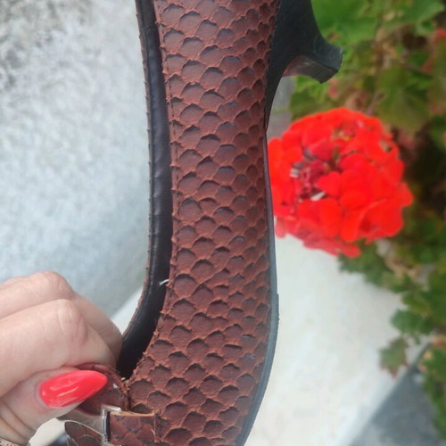 Sabino pumps new, brown, size 37 with low heel