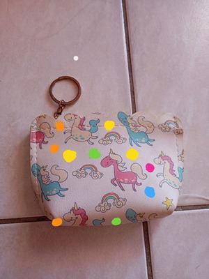 Adidas handbag with unicorns, new, beige and multicolor
